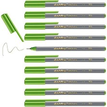 Data Store 55 Fineliner - Açık Yeşil - 10 Kalem - 0,3 mm Uç