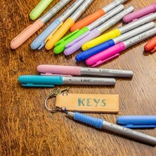 Data Store Intensity Permanent Kalıcı Markör 24'lü Kutu, 24 Canlı Renk, Kauçuk Tutaç, Hızlı Kuruma, Hafif Koku