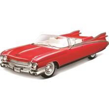 1959 Cadillac Eldorado Biarritz Convertible Kırmızı - Premiere 36813-1 18 Scale Diecast Car