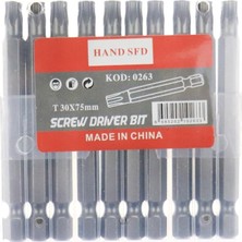 Torx Uç Seti T30 75MM 10 Adet