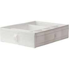 Içi Bölmeli Kutu Koyu Gri Renk 44X34X11 cm Takı-Kemer-Aksesuar Düzenleyici Organizer
