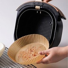 Adet Air Fryer Pişirme Kağıdı Tek Kullanımlık Hava Fritöz Yağ Geçirmez Yapışmaz Tabak Model