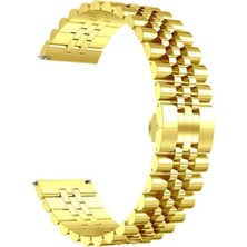 Huawei Ile Uyumlu Gt2 46MM Krd-36 22MM Metal Kordon, Gold