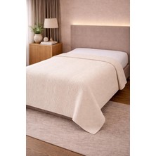 Bikaya Home Tek Kişilik Pamuklu Petek Pike 160X220 cm | Hafif, Nefes Alabilir ve Konforlu | Yazlık & Günlük Kullanım