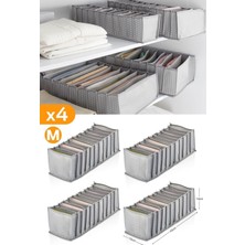 Adet - 11 Gözlü Gri Benekli Çekmece Içi Düzenleyici Organizer Medium