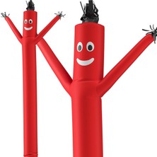 Inflatables Lookourway Air Dansçı Hoch Tube Man Şişirilebilir Sabitleme 20-Feet 20'kırmızı