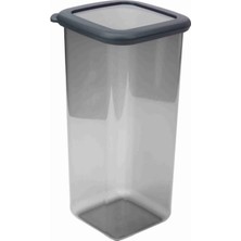 Lt Kilitli Kapaklı Erzak Saklama Kabı Şeffaf Bakliyat Kiler Kutusu 35X24X14 cm Bpa