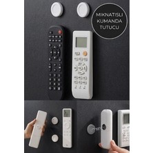 Mucit Home Mıknatıslı Kumanda Tutucu Klima Kumandası Eşya Tutucu 2 Li Set