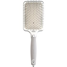 Care Rectangular - Naylon Gümüş - Saç Fırçası - L