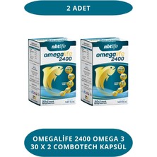 Omegalife 2400 Omega 3 30 x 2 Combotech Kapsül (2 Adet)