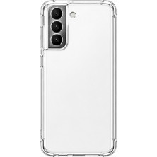Logis Samsung Galaxy S21 Plus Uyumlu Şeffaf Silikon Kılıf Darbe Emici Kamera Korumalı Ince Esnek Premium Tpu Telefon Kılıfı