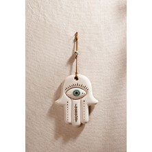 Paşabahçe Hamsa Nazarlık - Krem, Nazar