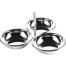 Paşabahçe Kaplama Çerezlik 3'lü Silver, Çerezlik
