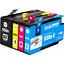 938E Hp Officejet Pro 9117B Yazıcı Uyumlu Yüksek Kapasiteli Muadil Kartuş Seti
