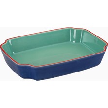Paşabahçe Margarita Seramik Dikdörtgen Fırın Kabı 34 Cm, Borcam