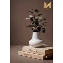 Mergen Art Dekoratif Pampas ve Balon Vazosu - Estetik Pinterest Ev Dekoru, Çok Amaçlı Düzenleyici Organizer Vazo