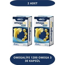 Omegalife 1200 Omega 3 30 Kapsül (2 Adet)
