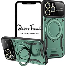 Pro Max Için ile Uyumlu Kılıf Kamera Korumalı Dikey ve Yatay Standlı 360 Derece Dönebilen Stand Darbelere Karşı Dayanıklı Koruyucu Renkli Tank Kapak