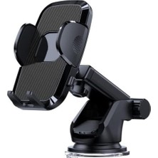 Elektronik Otomatik Klipsli Araba Telefon Tutucu Ayarlanabilir Cam ve Torpido Için Yüksek Kalite Tutucu Vakumlu Uzayan Araç Içi Telefon Tutucu Ayarlanabilir Akrobat Tek Tuşla Açılır Kanatlar
