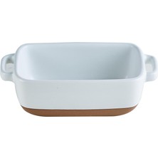 Paşabahçe Norge Seramik Fırın Kabı 17 cm Beyaz, Borcam