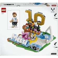 Grains Global Editions Messi – Unutulmaz Futbol Anları 43011-10 Yaş ve Üzeri Çocuklar Için Minifigür ve Koleksiyonluk Levha Içeren Yaratıcı Oyuncak Yapım Seti, Eğlenceli Hediye Fikri (500 Parça)