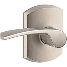 Grains Global Lock Company F10MER619GRW F10 Serisi Merano W Greenwich Rose Passage Kapı Lock Saten Nikel