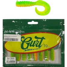 Han Fishing Hanfish Gurt 70 7cm Silikon Yem 8 Adet SBGT639 Tiger Uv