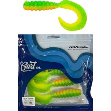 Han Fishing Hanfish Gurt 120 12CM Silikon Yem 3 Adet DGT917 Tiger Uv