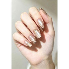Easy Beauty Small Beden Kısa Takma Tırnak 10 Adet Takma Tırnak Seti T045