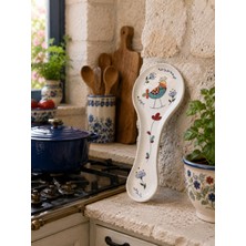 Shop %100 El Işçiği Çini Kaşıklık 25CM.