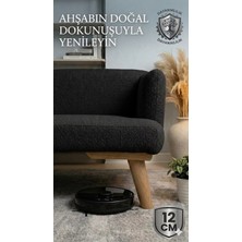 Legora Wood Design 12 cm Ahşap Mobilya Ayağı 1. Sınıf Gürgen Ağacı Mobilya, Baza, Koltuk Ayağı Robot Süpürge Uyumlu