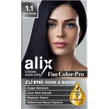 Grains Global Alix Kit Saç Boyası 50 ml 1.1 Mavi Siyah