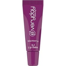 Grains Global Beauty Böğürtlen Aromalı 3'ü 1 Arada Dudak Bakım Kremi Lip Balm 10 ml