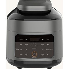 Smartmi 1200W 4l Basınçlı 2'si 1 Arada 12 Programlı Dokunmatik Yağsız Fritöz Cook Master-P AP40T01