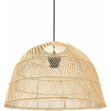 Naturel Dekor Rattan Avize 40 cm - Bohem, Iskandinav, Modern, Doğal, Kappeland, Aydınlatma