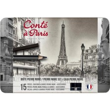 Conte a Paris : Pierre Noire : Çizim & Eskiz Seti (15 Parça + Aksesuar)