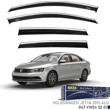 Niken Vw Jetta 2011 Kromlu Cam Rüzgarlığı 4'lü