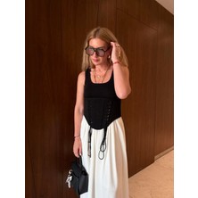 Luxia Korse Detaylı Tasarım Elbise