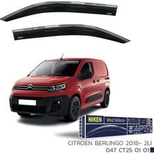 Niken Citroen Berlingo 2018 Kromlu Cam Rüzgarlığı 2'li