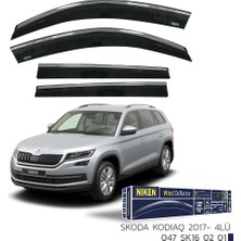 Niken Skoda Kodiaq 2017 Kromlu Cam Rüzgarlığı 4'lü