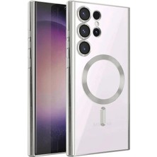 Tios Shop Krm Samsung Galaxy S23 Ultra Kılıf Kross Magneticsafe Kapak - Titan Gri Krm