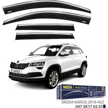 Niken Skoda Karoq 2018 Kromlu Cam Rüzgarlığı 4'lü