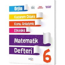 Fenomen Yayıncılık Fenomen 6.sınıf Orjin Matematik Defteri