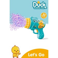 Seyfi Kırtasiye Duck Çok Delikli Pilli Köpük Atan Tabanca Oyuncağı 23 Delikli Bubble Gun Köpük Makinesi