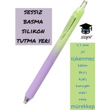 Seyfi Kırtasiye 0,7 mm Jel Tükenmez Kalem Akıcı Hızlı Kuruyan Mavi Renk Mürekkep Writech Amerikan Marka Sessiz Kalem