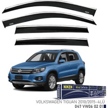 Niken Vw Tiguan 2010-2015 Kromlu Cam Rüzgarlığı 4'lü