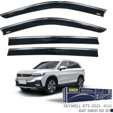 Niken Skywell Et5 2021 Kromlu Cam Rüzgarlığı 4'lü