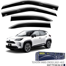 Niken Toyota Yaris Cross 2021 Kromlu Cam Rüzgarlığı 4'lü