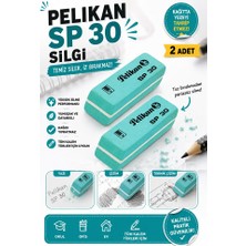 ArtMaster Yeşil Silgi Orta Boy Pvc Silgi 2 Adet Pelikan Yeşil Yumuşak Silgi Ufalanmayan Okul Büro Yerli Üretim Ekstra Yumuşak
