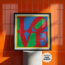Persona Istanbul Robert Indiana "love" - Pop Art Posteri (Çerçevesiz)